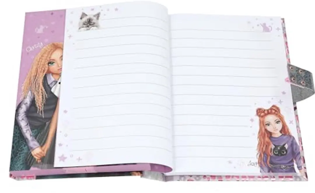 Depesche Rebel KITTY TOPModel Dagboek - 80 Pagina's - Multicolor