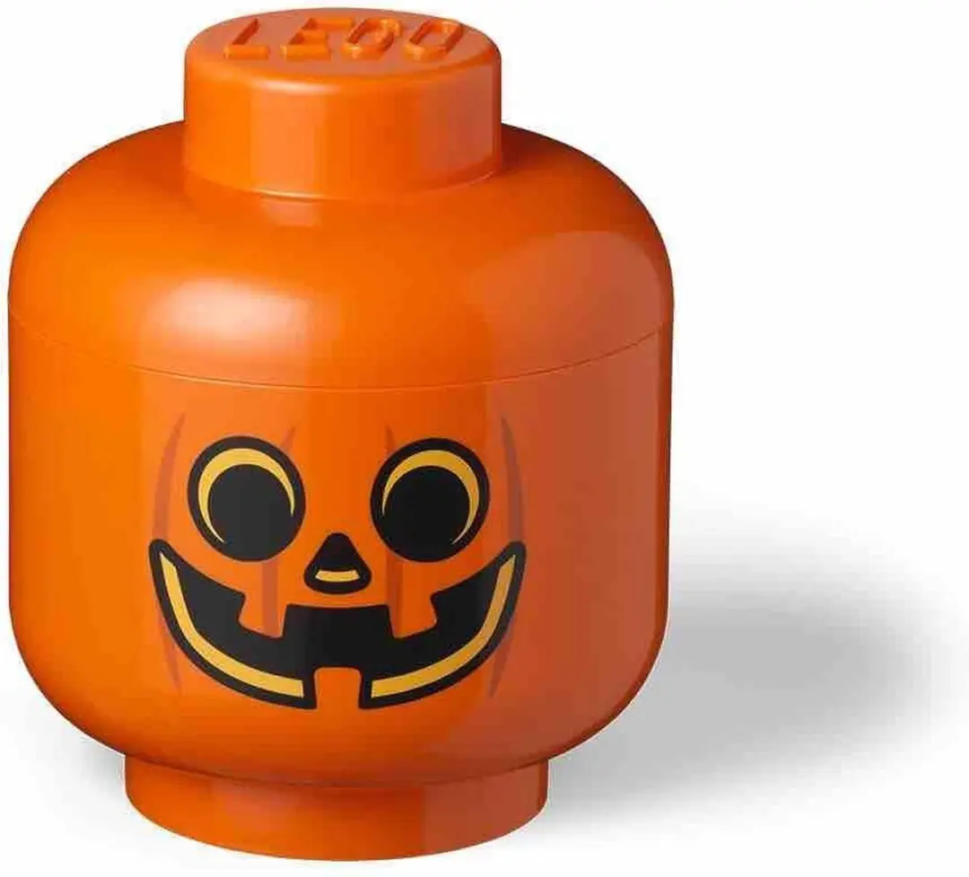 Opbergbox Iconic Hoofd Pompoen 24 cm, Oranje