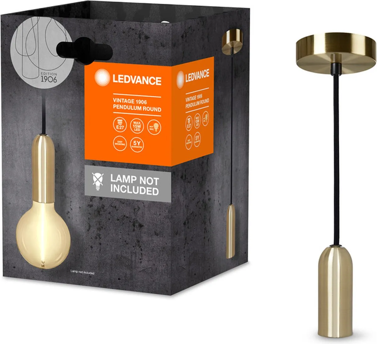 LEDVANCE Vintage 1906 Hanglamp E27 - Goud