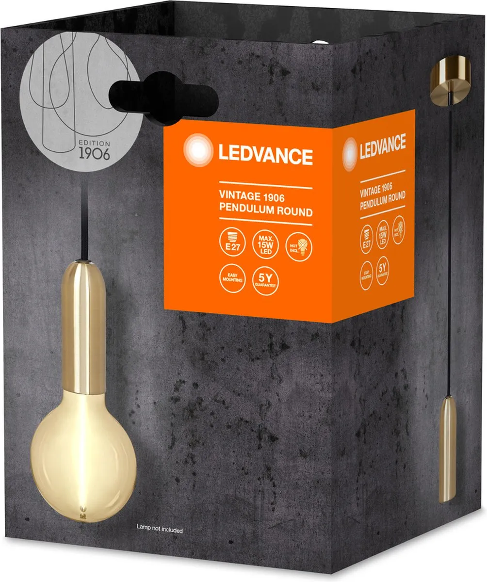 LEDVANCE Vintage 1906 Hanglamp E27 - Goud