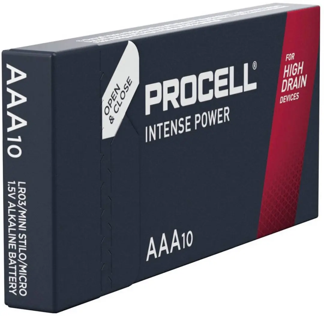 Procell Intense LR3 AAA Batterijen - 10 Stuks - afbeelding 6 van 6
