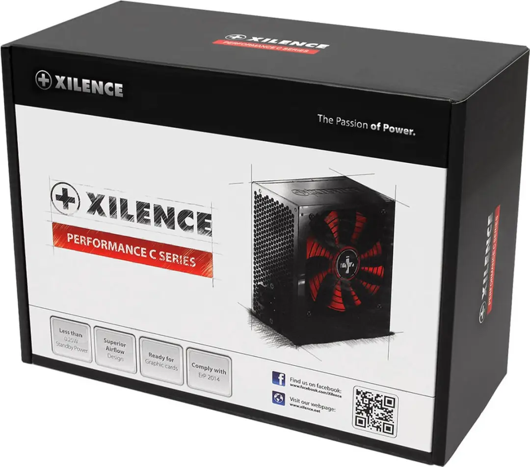 Xilence Performance XP400R6 Voeding 400W - Zwart