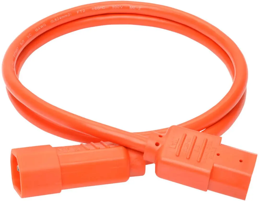 Tripp Lite P004-003-AOR Elektriciteitssnoer - 0,9m - C13/C14 - Oranje