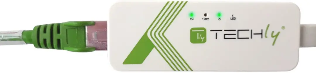 Techly IADAP USB31-ETGIGA3 Netwerkkaart Ethernet 5000 Mbit/s - Wit