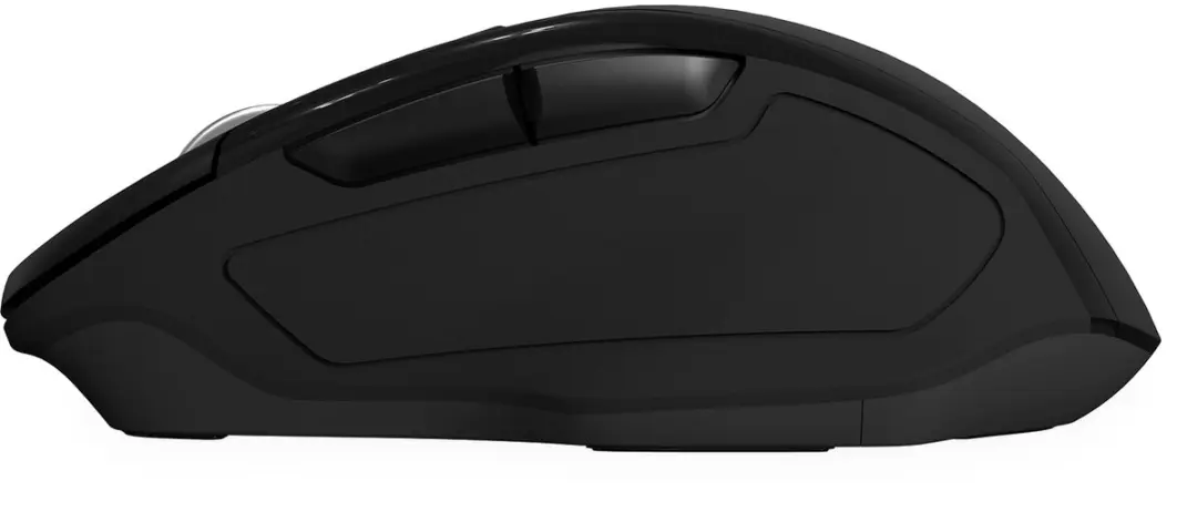 Qware Office QW PCM-220 Draadloze Muis - Multiconnect - 800-1600 DPI - Zwart