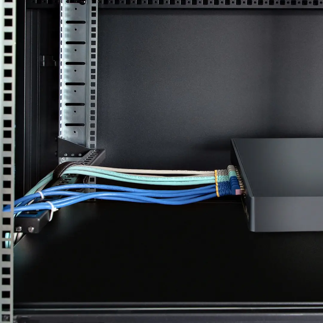 Startech 12S-CABLE-LACING-BAR 1U Rackkabelorganizer - Verstelbare diepte