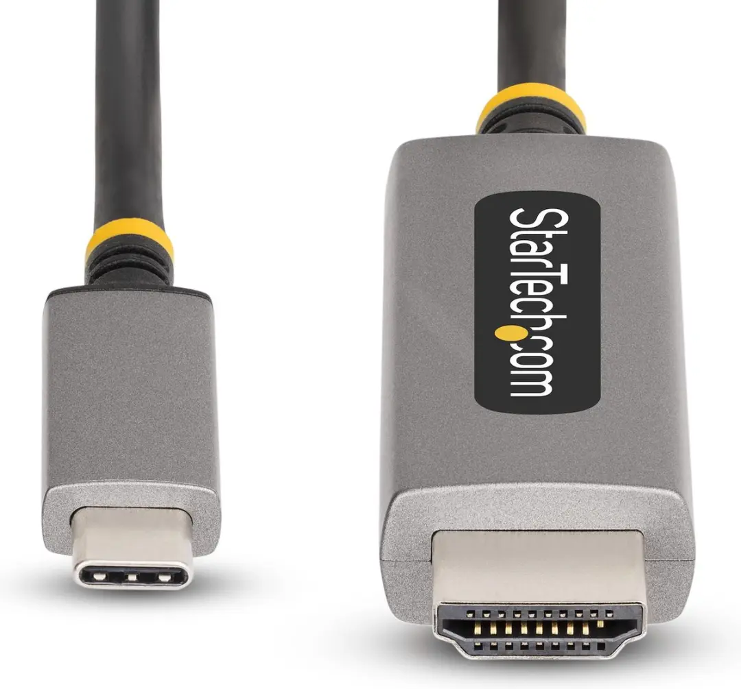 Startech USB-C naar HDMI 2.1 Kabel 8K 30Hz 3m - Zwart/Zilver - afbeelding 6 van 6