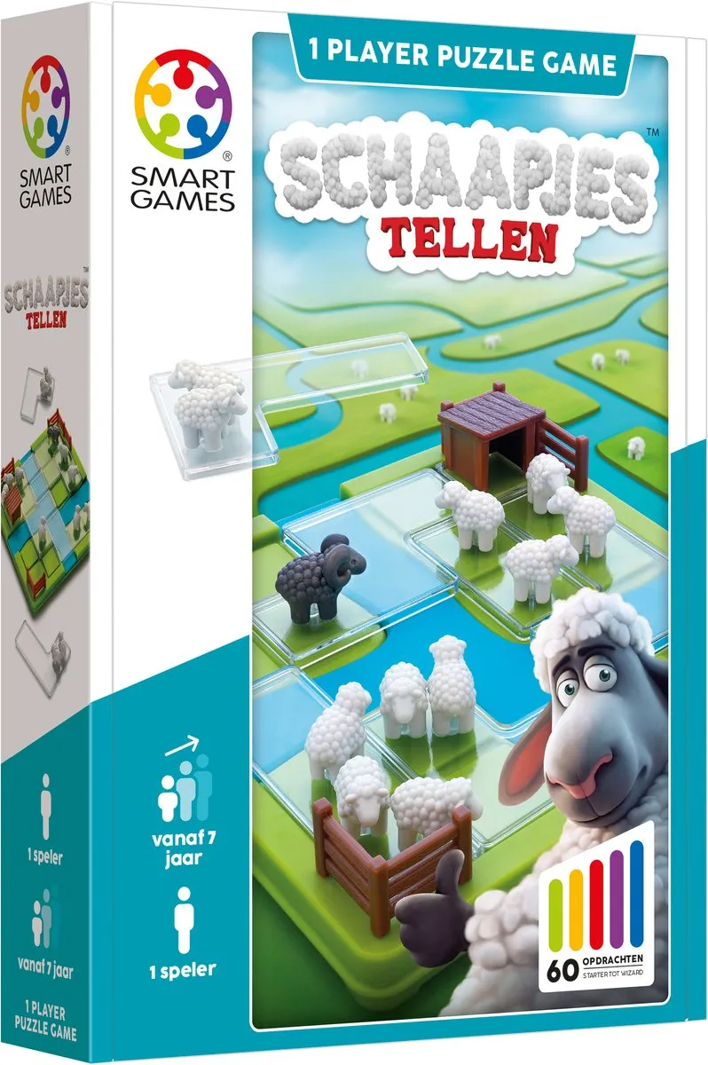 SmartGames Schaapjes Tellen SG 452 NL - 60 Opdrachten