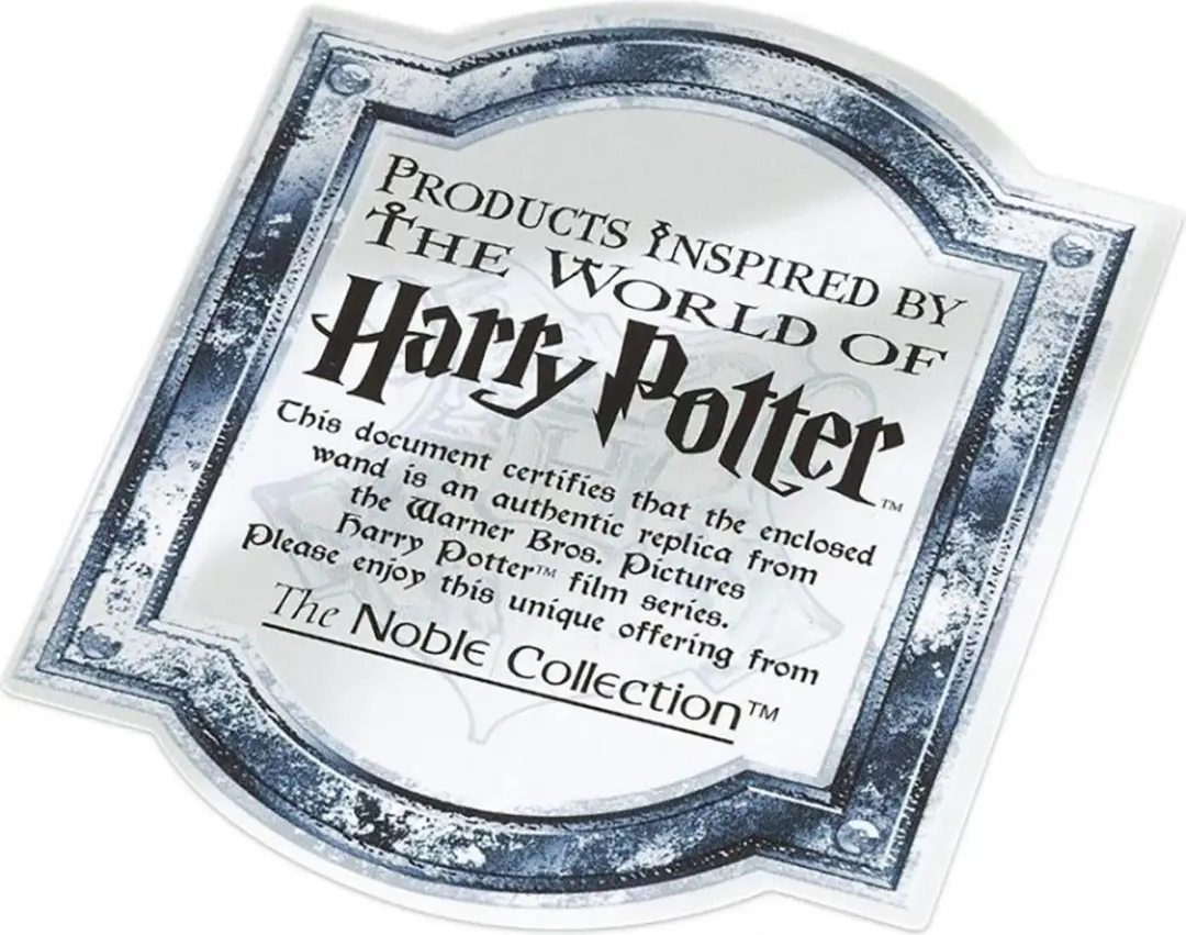 Harry Potter Hermelijn Toverstok Decoratie - Standard - Bruin