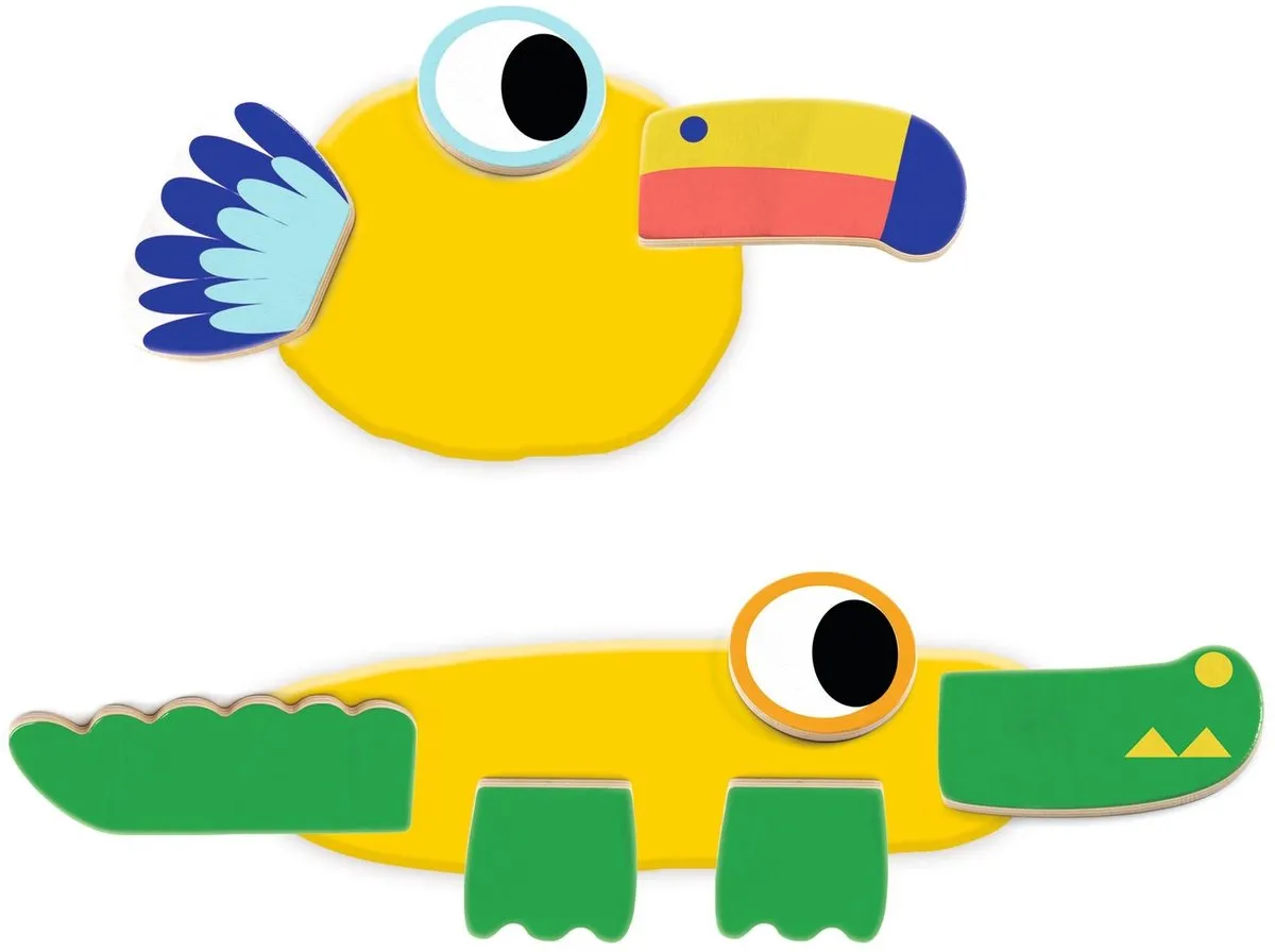 Djeco Myanimodels Boetseerklei Dieren - Multicolor