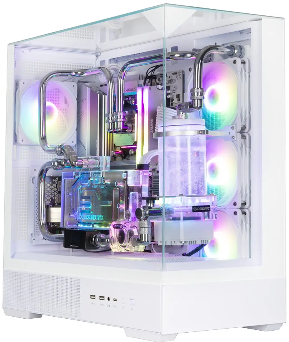 Zalman P40 Prism Plus Midi Tower - Wit