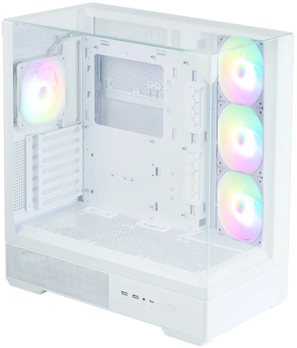 Zalman P40 Prism Plus Midi Tower - Wit