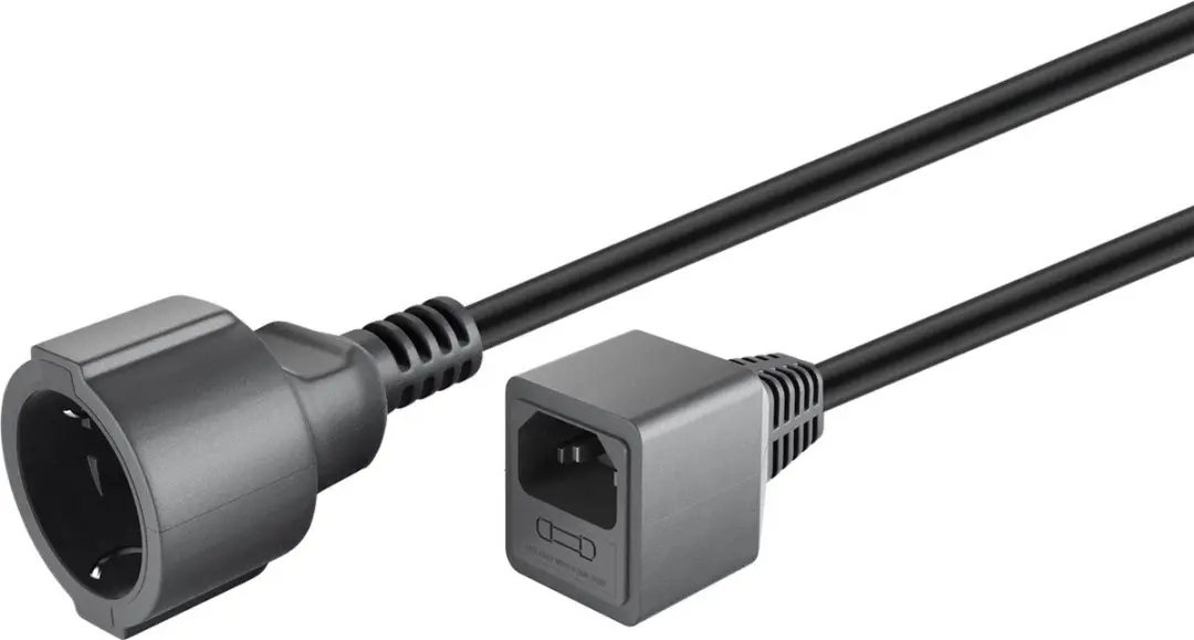 Goobay C14 CEE 7/3 Stroomkabel 1,5m - 10 Stuks