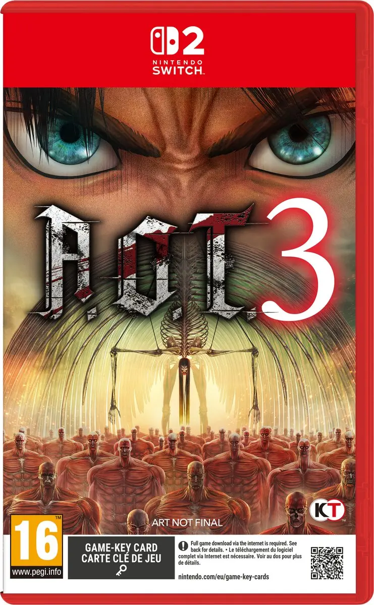A.O.T. 3 Steelbook Launch Edition Nintendo Switch 2