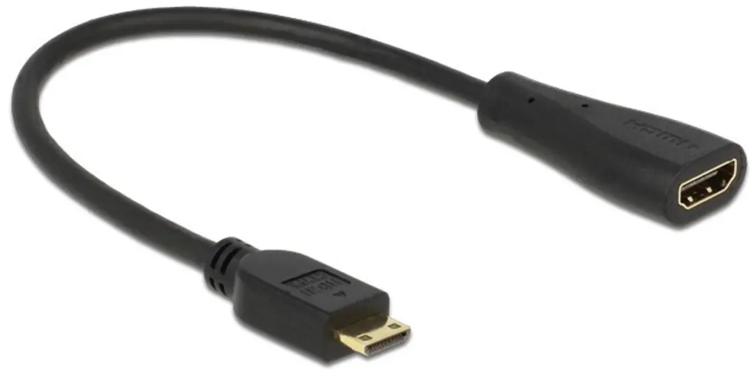 Delock HDMI kabel 0.23m mini-HDMI/HDMI