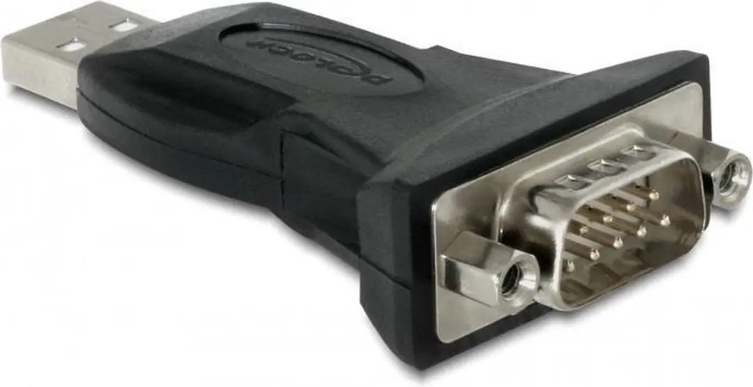 Delock USB 2.0 naar Seriële Kabel 61460 - 1m - Zwart