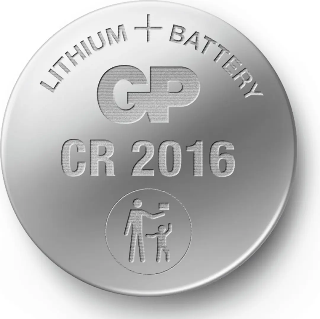GP Lithium CR2016 Knoopcelbatterijen - 5 Stuks