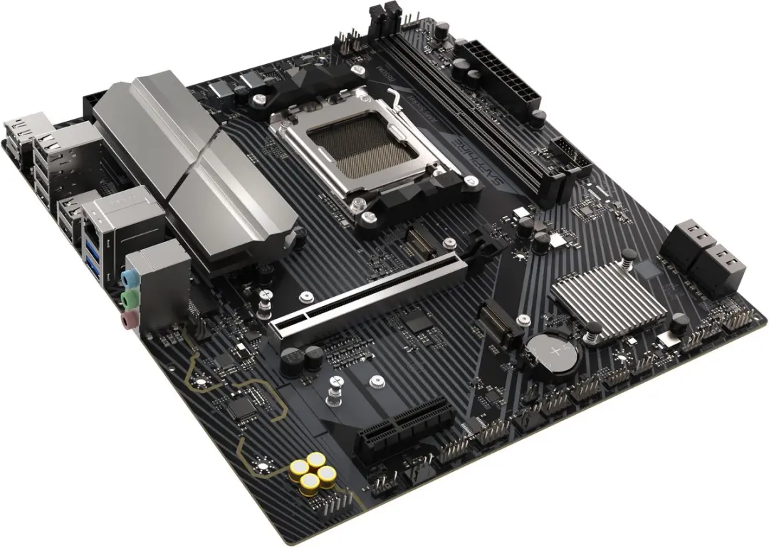 Sapphire B650M-E Moederbord - Micro ATX - AMD B650 - afbeelding 6 van 6