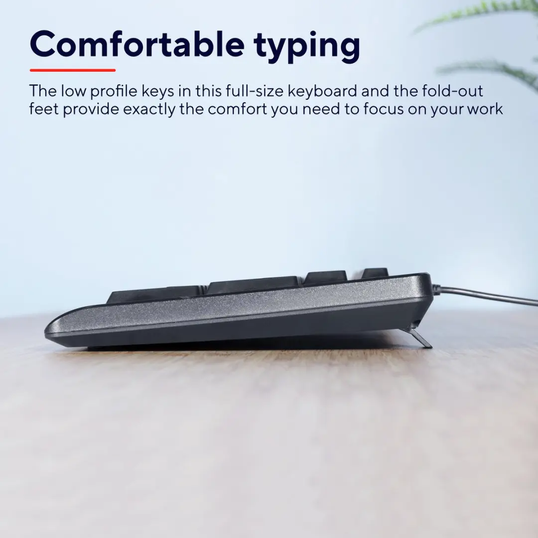 Trust Primo 24143 Bedraad Toetsenbord - AZERTY - Zwart