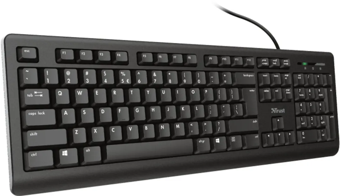 Trust Primo 24143 Bedraad Toetsenbord - AZERTY - Zwart - afbeelding 6 van 6