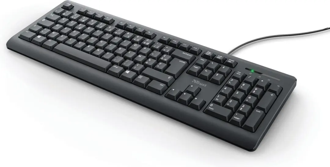 Trust Primo 24143 Bedraad Toetsenbord - AZERTY - Zwart