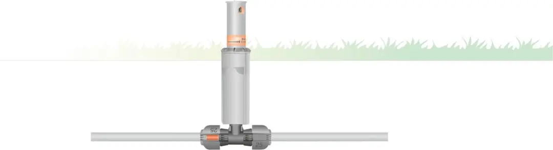 Gardena T-stuk 25mm x 1/2" Sprinklersysteem