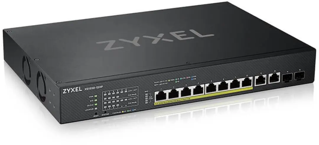 Zyxel XS1930-12HP-ZZ0101F Managed L3 Switch 10G PoE
