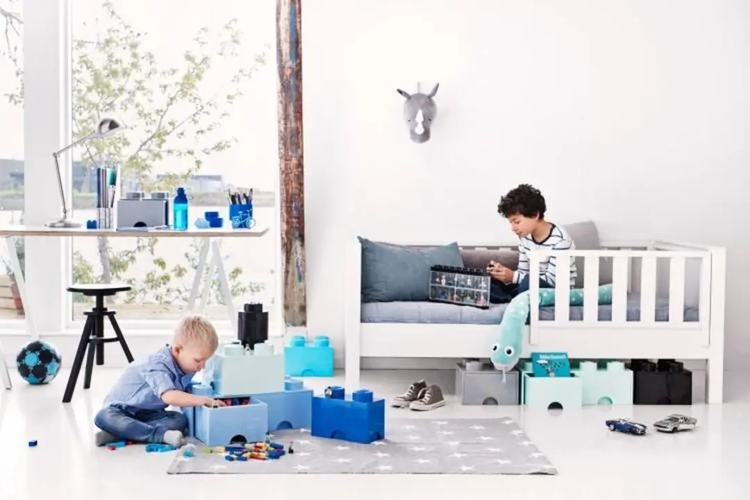 LEGO Brick 4 Opbergbox - 6L - Zwart