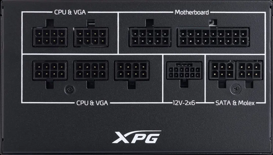 ADATA XPG CoreReactor II VE 850W Voeding - Zwart