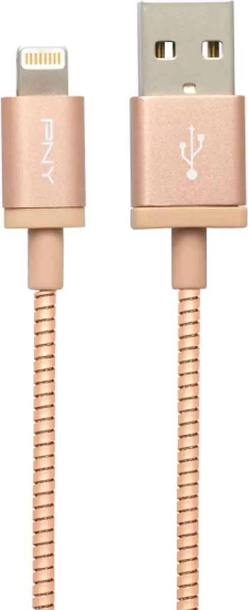 PNY Lightning naar USB-A Kabel 2.4A 1.2m