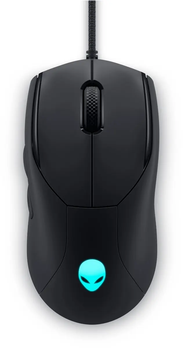 Dell Alienware AW320M Ambidextrous Gamingmuis 3200 DPI - Zwart
