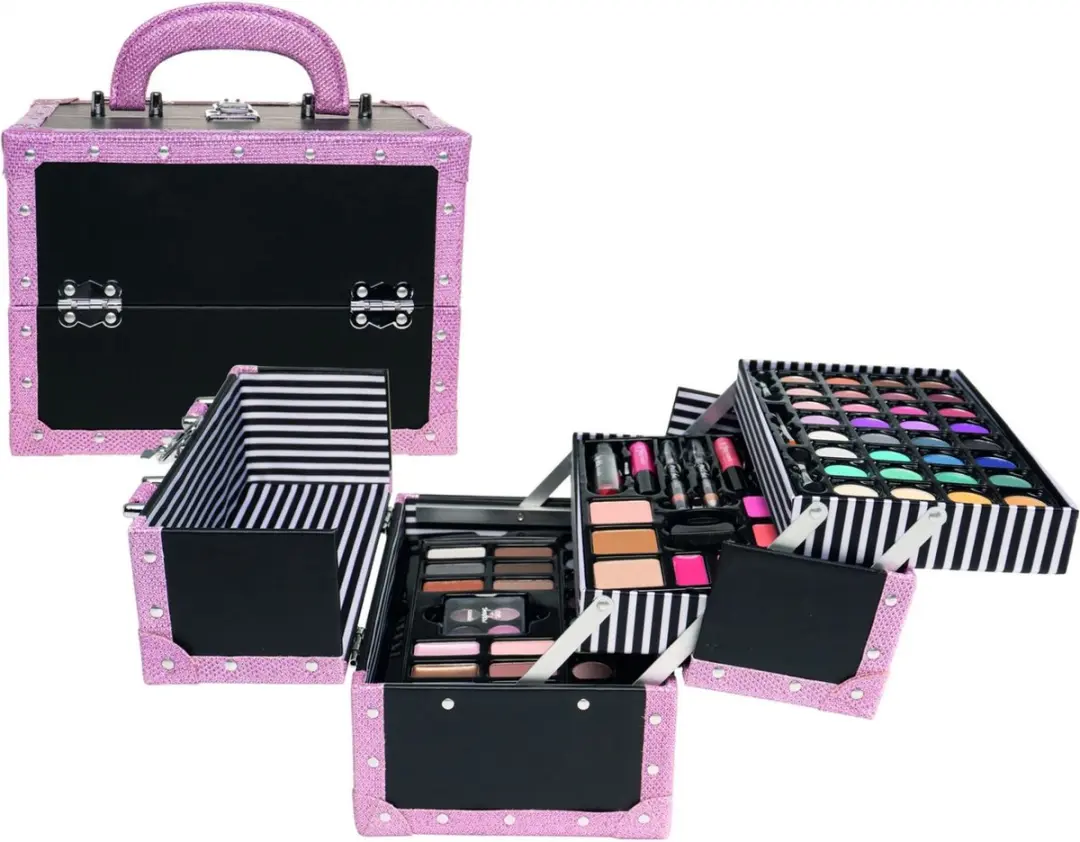 Casuelle Make-Up Glitter Koffer Multicolor