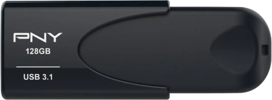 PNY Sliding USB 3.1 FD128ATT431KK-EF 128GB - Zwart