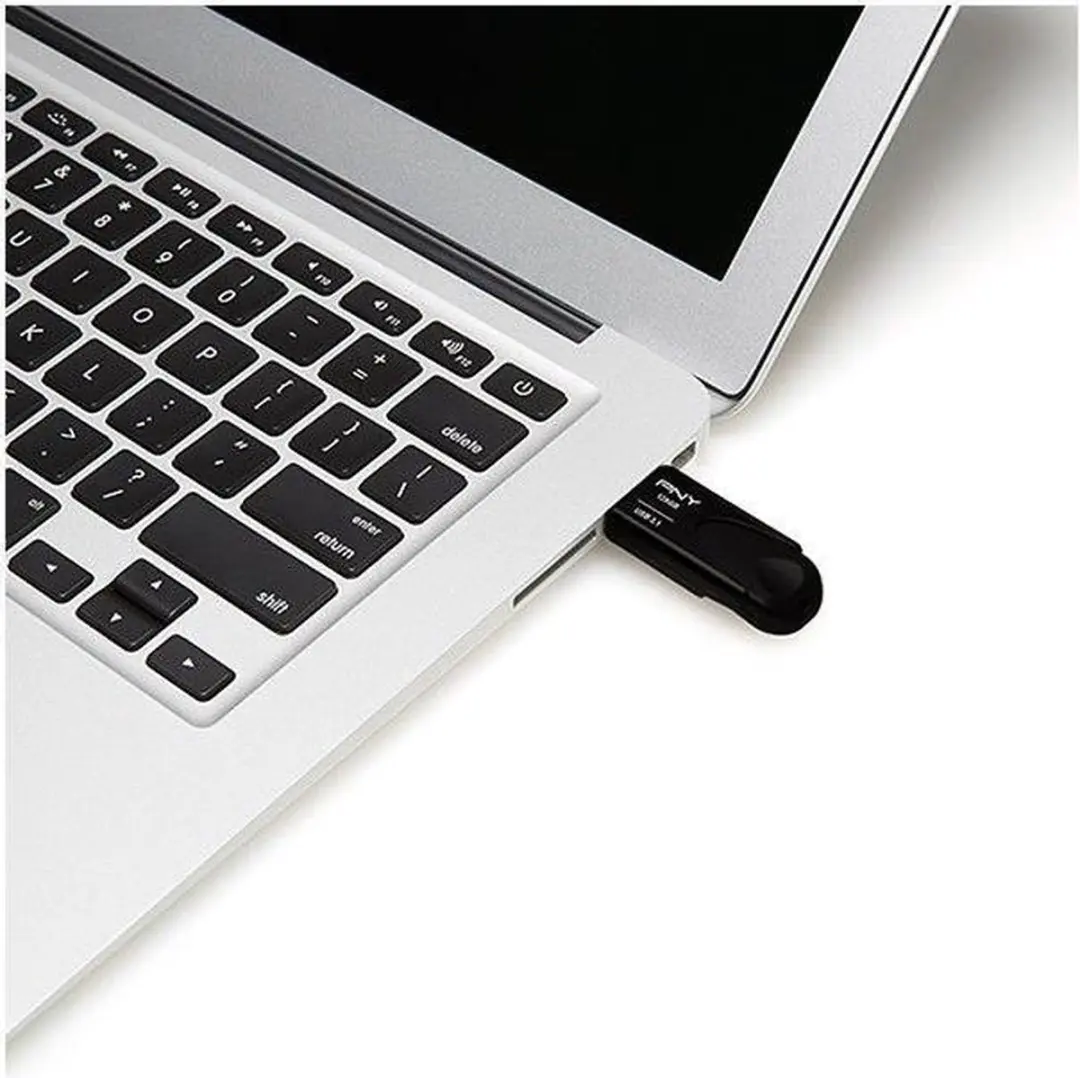 PNY Sliding USB 3.1 FD128ATT431KK-EF 128GB - Zwart