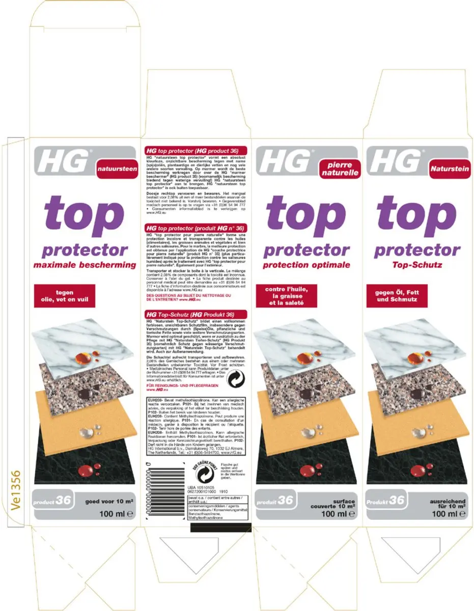 HG Natuursteen Aanrechtbladbeschermer 100ml - afbeelding 5 van 6