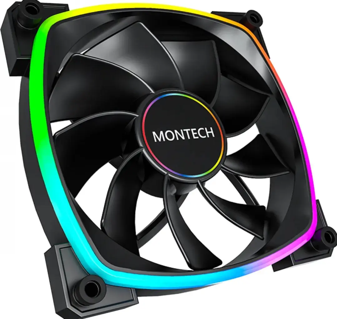 Montech RX140 PWM ARGB Ventilator 140mm - Zwart