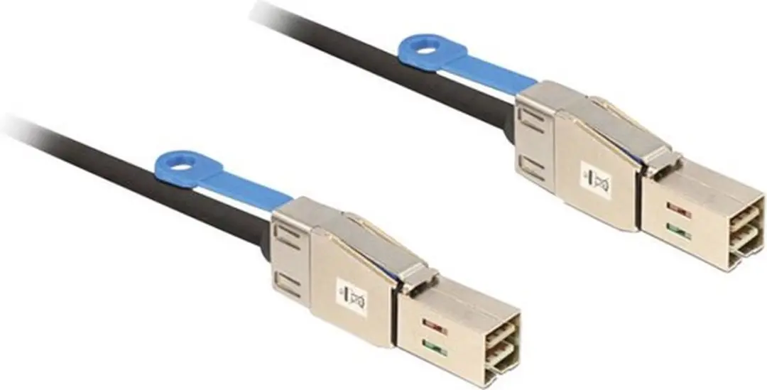 Delock DLCK-83395 Mini-SAS HD Kabel - 2m - Zwart