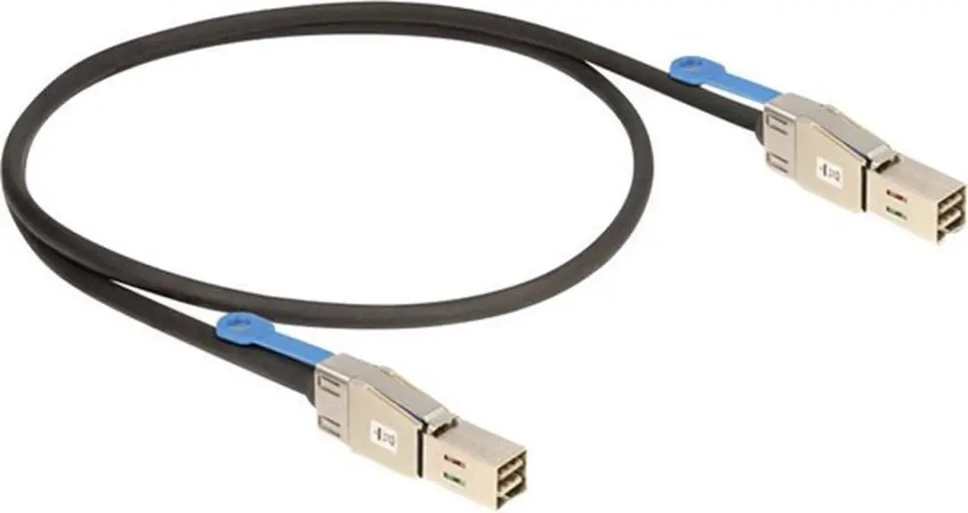 Delock DLCK-83395 Mini-SAS HD Kabel - 2m - Zwart