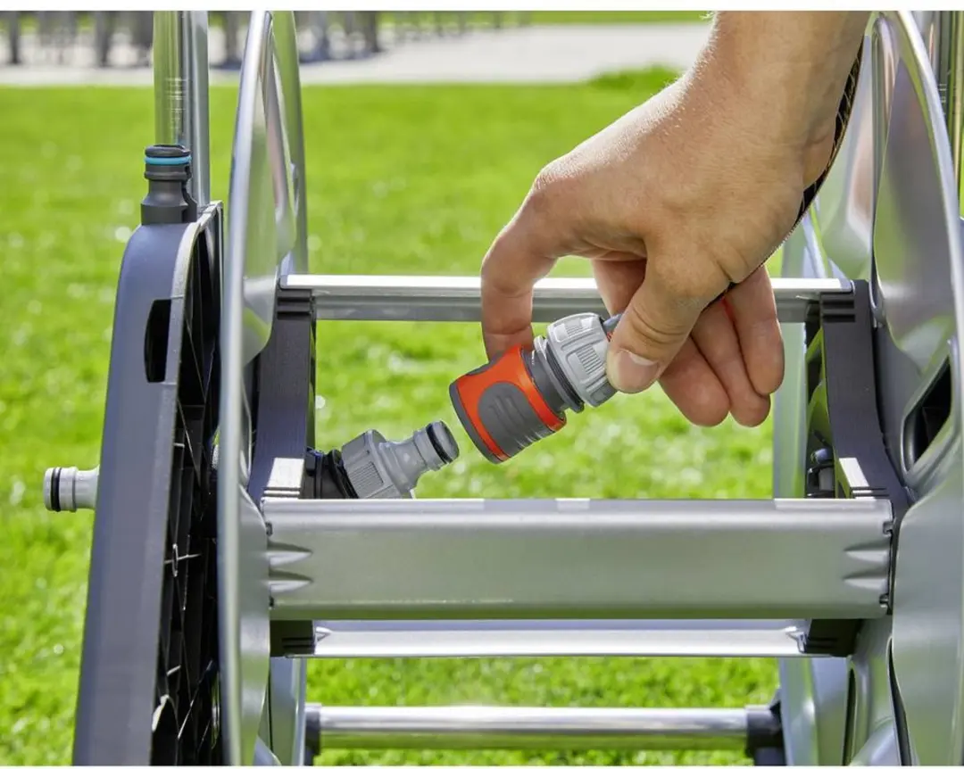 Gardena CleverRoll L Easy Slangwagen 100m - Grijs