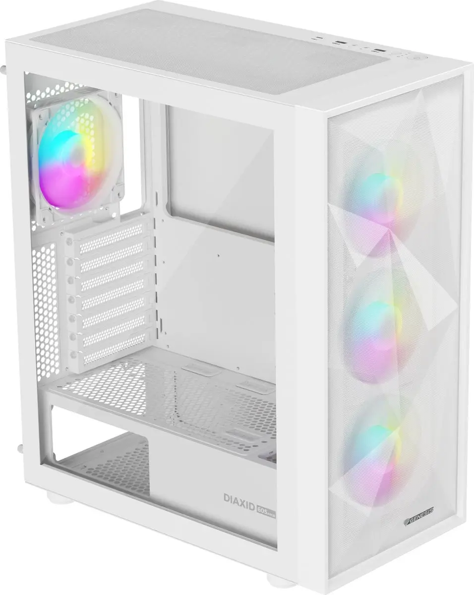 Genesis Diaxid 605 ARGB Midtower - Wit