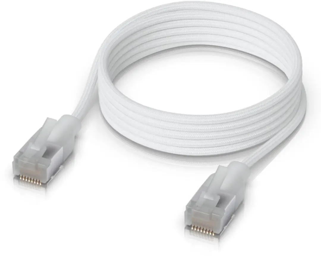 Ubiquiti UACC-Cable-Patch-EL-C6A-1M-W Netwerkkabel Cat6a - 1m - Wit