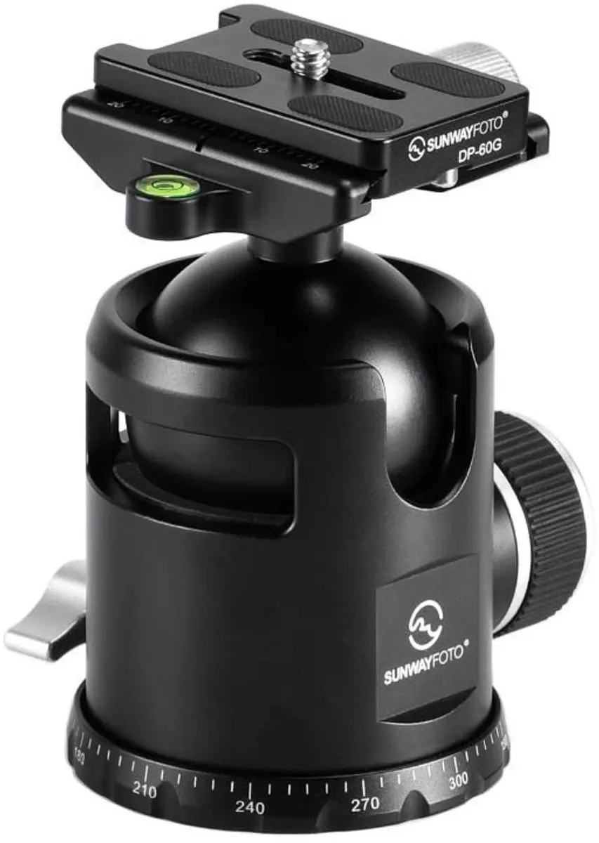 Sunwayfoto Epic Series EB-52 Lichtgewicht Balhoofd 25kg - Zwart