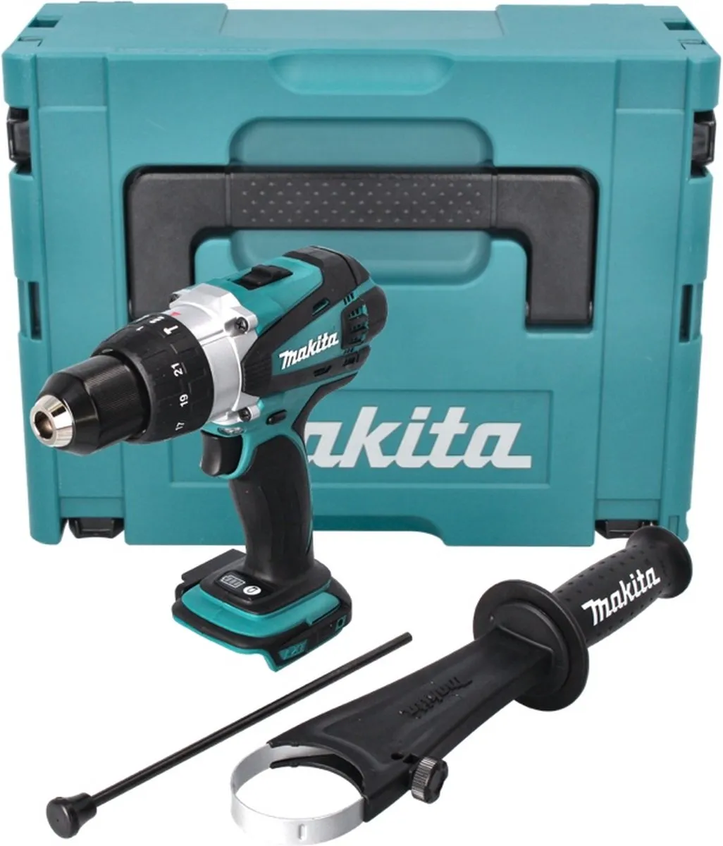 Makita BHP458ZJ Klopboor-/schroefmachine 18V - 21 standen - afbeelding 3 van 6