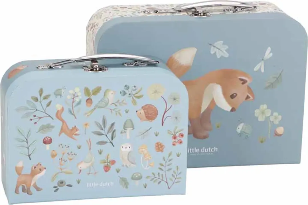 Little Dutch Koffertjes Forest Friends - Blauw