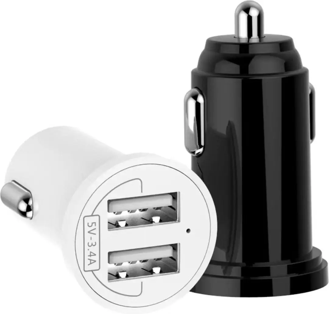 Techly IUSB2-CAR5-A48 Universele Auto Oplader 24W - Zwart