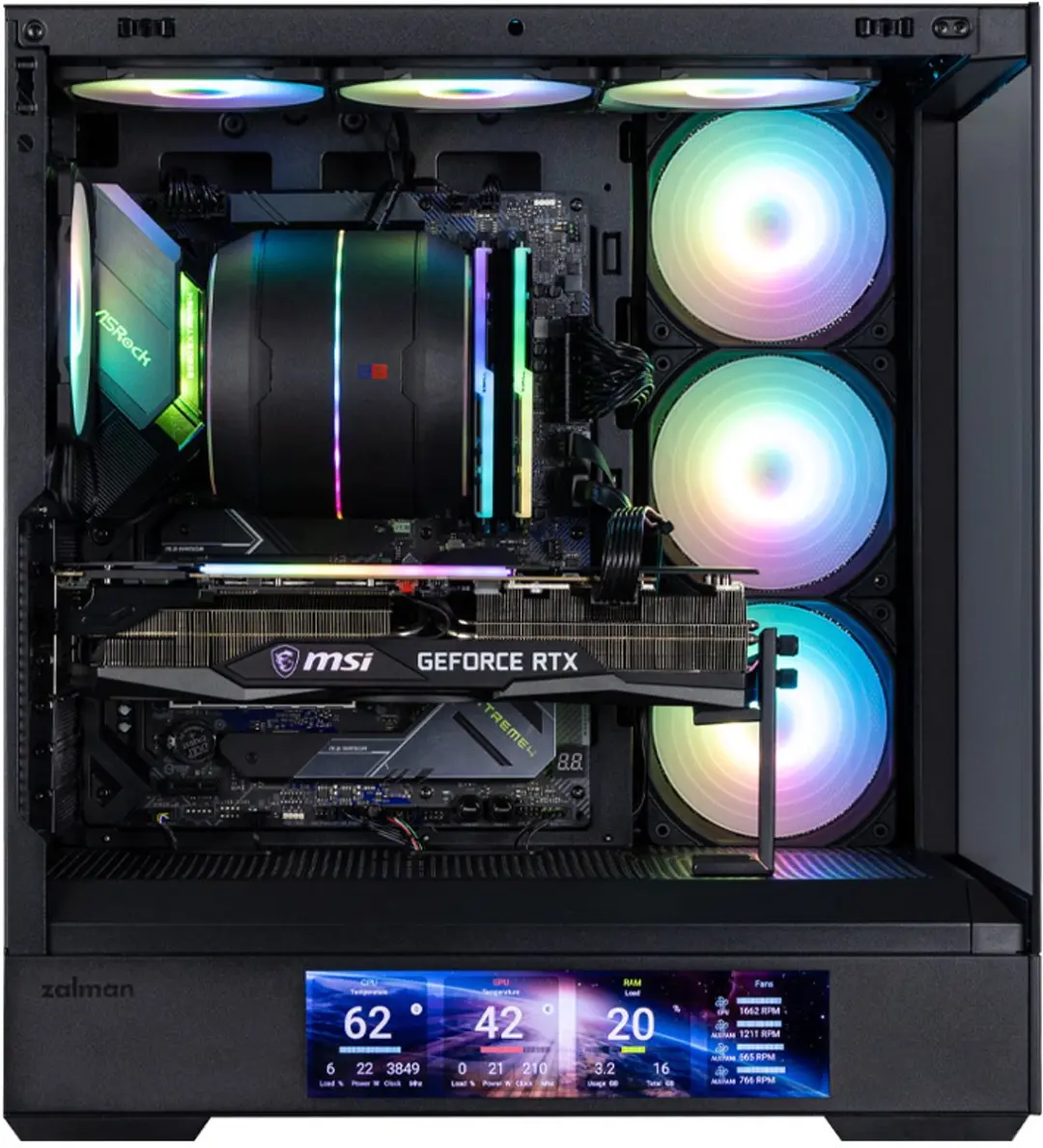 Zalman P40 DS Midi Tower - Zwart