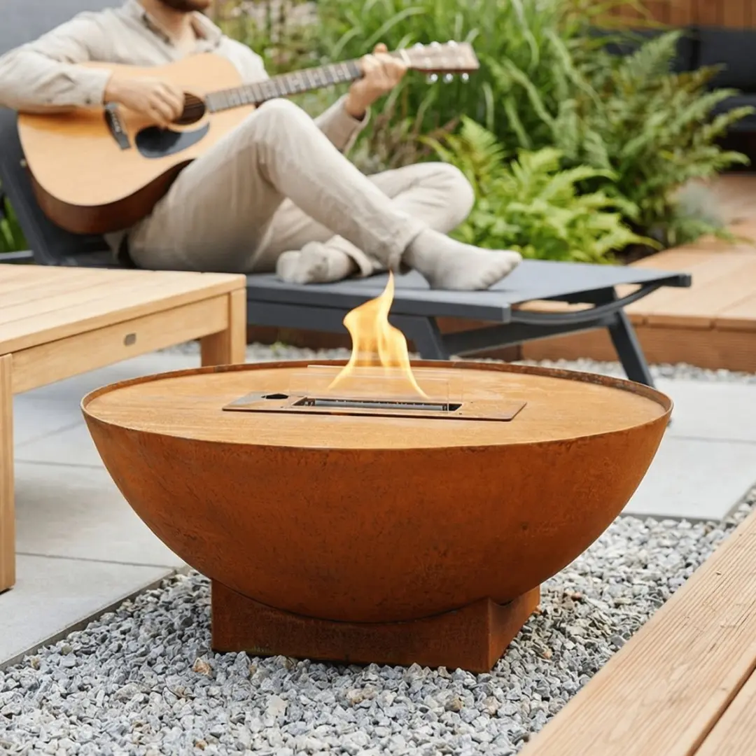 Tenderflame Prometheus 80 Design Haard - 2000W - Braun