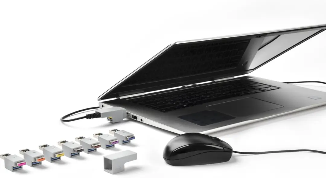 SmartKeeper LK03DB USB-A Kabelslot - Blauw