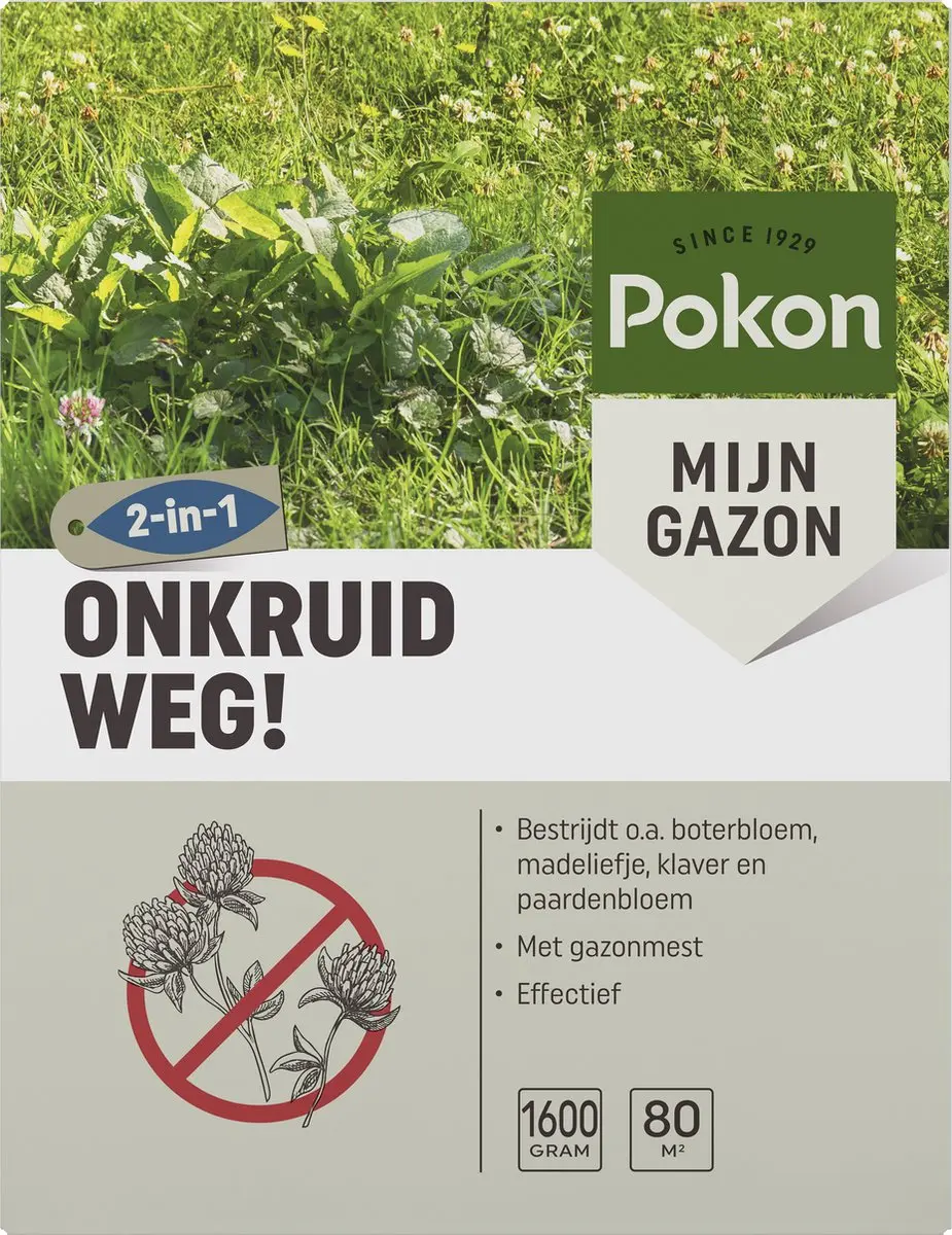 Pokon Onkruid Weg! Onkruidverdelger 1,6kg