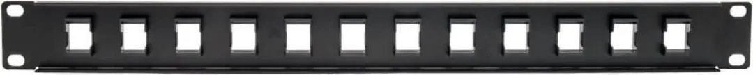 Tripp Lite N062-012-KJ Patchpaneel 1U - Zwart